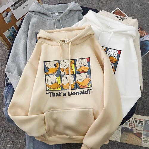 [FREESHIP_50K] Áo hoodie nam nữ nỉ Vịt dễ thương William - DS92, chất nỉ dày dặn, nón 2 lớp, hợp làm áo cặp
