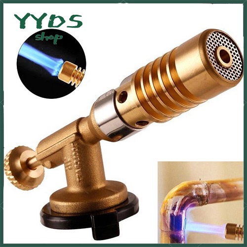 (HÀNG CÔNG TY CHÍNH HIỆU BH 5 NĂM) Đầu khò gas mini nhật cao cấp đồng nguyên khối có vòng chỉnh oxy nhiệt độ đến 1350°C