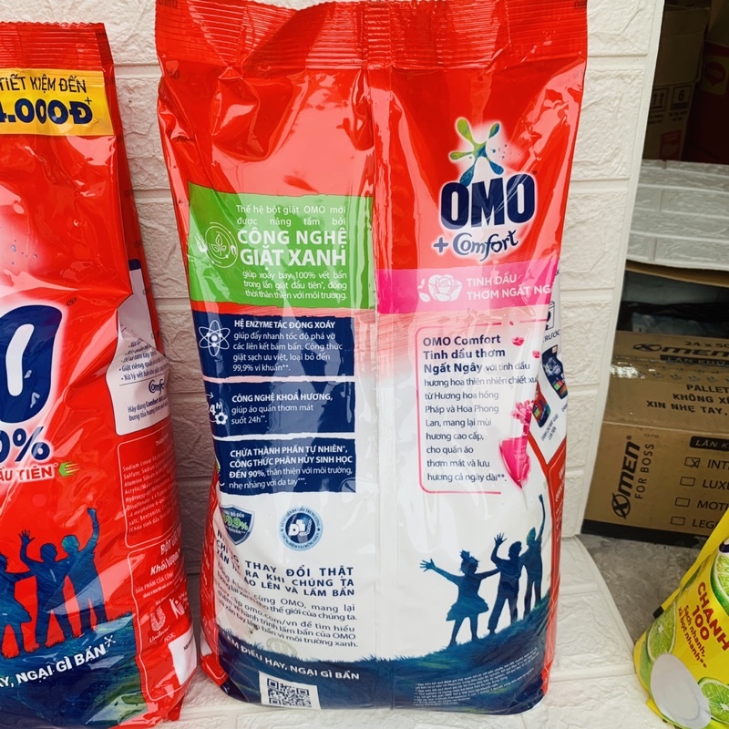 BỘT GIĂT TAY OMO 6KG/5.5KG HOA HỒNG PHÁP