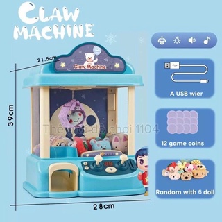 Đồ chơi máy gắp thú bông size đại (kèm thú 20)