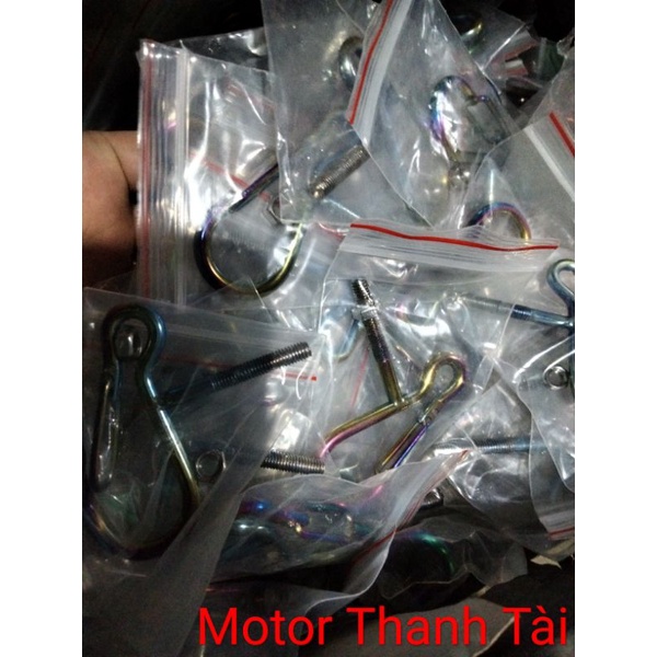 Móc treo đồ ti tan lắp xe máy