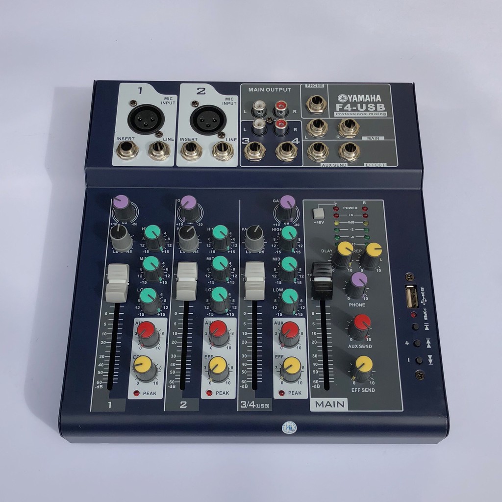 [ Siêu rẻ ] Mixer YAMAHA F4-USB