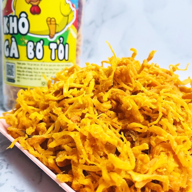 Khô Gà Bơ Tỏi❤️Loại Đặc Biệt❤️ Thơm Ngon Đậm Vị hũ 300gr_Đồ ăn vặt CemLy Hà Nội | BigBuy360 - bigbuy360.vn