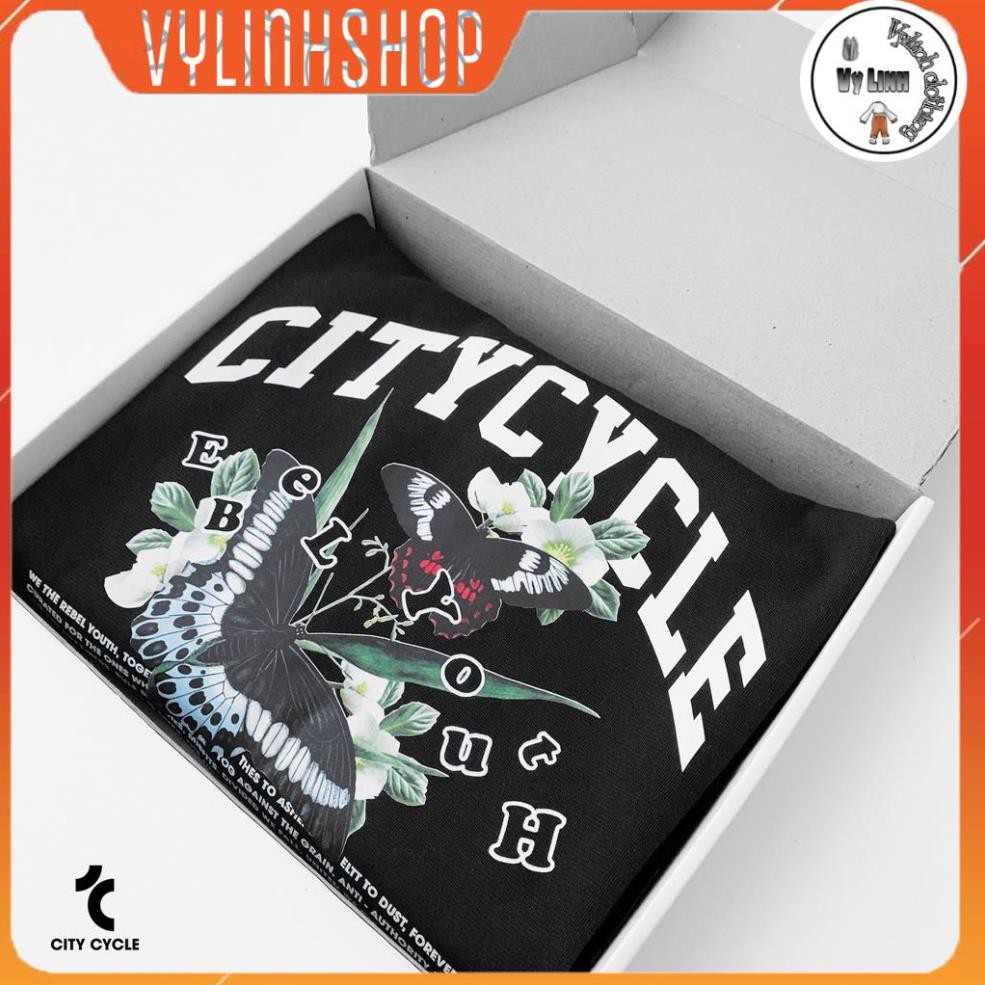 Sweater Nam nữ VYLINHSHOP  Áo sweater nỉ Blooming City Cycle Dày Ấm Form Rộng