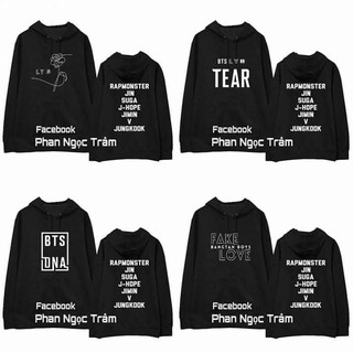  [RẺ VÔ ĐỊCH] Áo BTS hoodie in theo yêu cầu cực chất