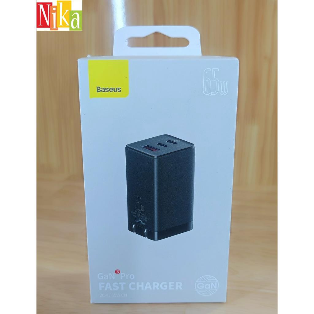 Bộ sạc nhanh đa năng Baseus GaN5/GaN3 Pro Quick Charger 65W