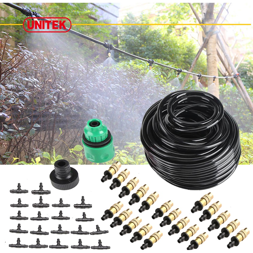 Bộ KIT Phun Sương Tưới Cây 20 Béc Bằng Đồng Cao Cấp