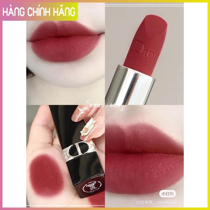 [Auth.720] Son lì DIOR VELVET NHUNG màu 720 ICONE - Hồng Nâu siêu tây, fullsize 3,5g son duong