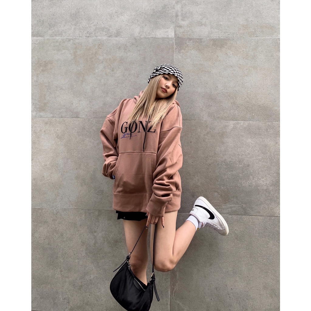 Áo Hoodie Nỉ  Form Rộng Phong Cách Thu Đông - Hoodies 01 Màu Cafe | BigBuy360 - bigbuy360.vn