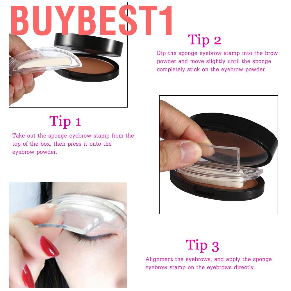 1 cặp con dấu trang điểm lông mày tự nhiên 3 loại Buybest | BigBuy360 - bigbuy360.vn