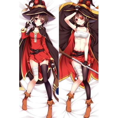 Vỏ Gối In Hình Anime KonoSuba God's Blessing on This Wonderful World Megumin Dakimakura Otaku