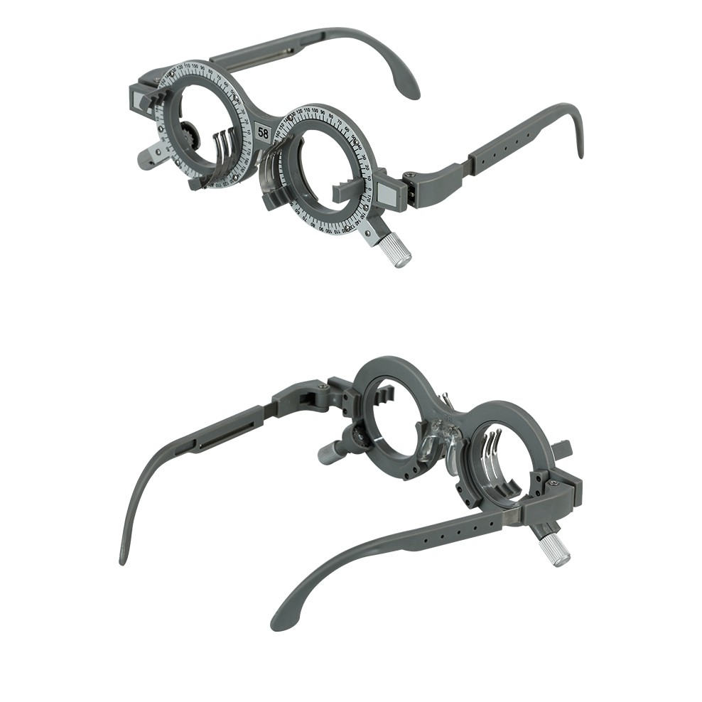 Gọng Kính Kiểm Tra Thị Lực mắt | Gá Thử Thị Lực Cài Mắt Kính theo PD 52 đến 70 mm