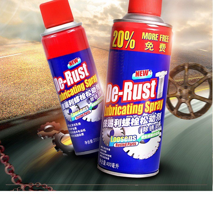 Bình Xịt Tẩy Rỉ Sét Bôi Trơn: Chống Ăn Mòn Nian Run 550ml