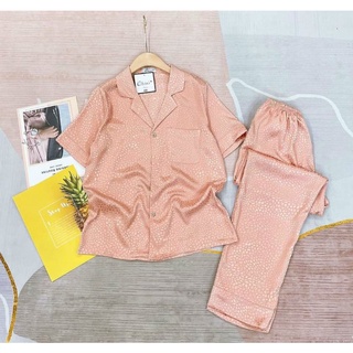BỘ  PIJAMA LỤA GẤM