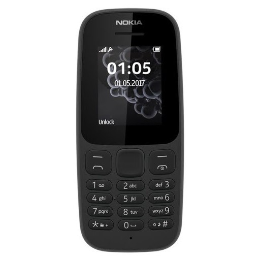 [Hàng chính hãng] Điện thoại Nokia 105 (2017) 1 sim, 4 ngày chưa sạc bảo hành 6 tháng