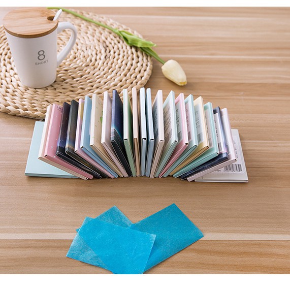 Giấy Thấm Dầu Dạng Film – Tập 50 Tờ Giấy Thấm Dầu Không Nhòe Lớp Trang Điểm | BigBuy360 - bigbuy360.vn