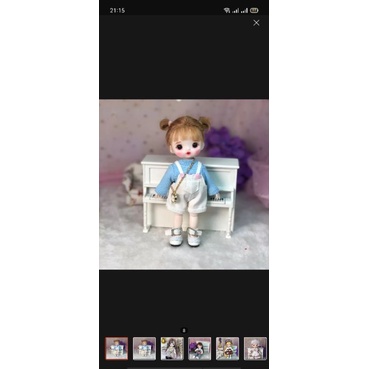 Order - Búp bê khớp 16cm fu xịn full quần áo, phụ kiện