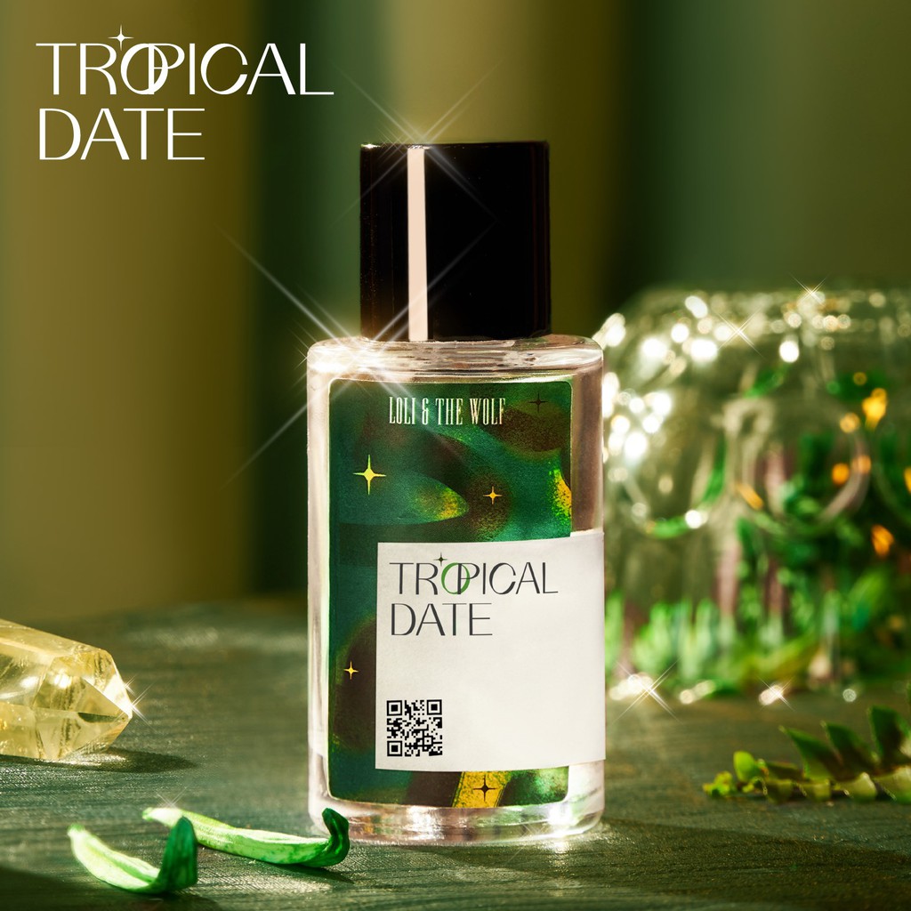 Nước hoa nữ thơm lâu chính hãng Tropical Date Eau De Parfum chai 10ml, 50ml - LOLI & THE WOLF