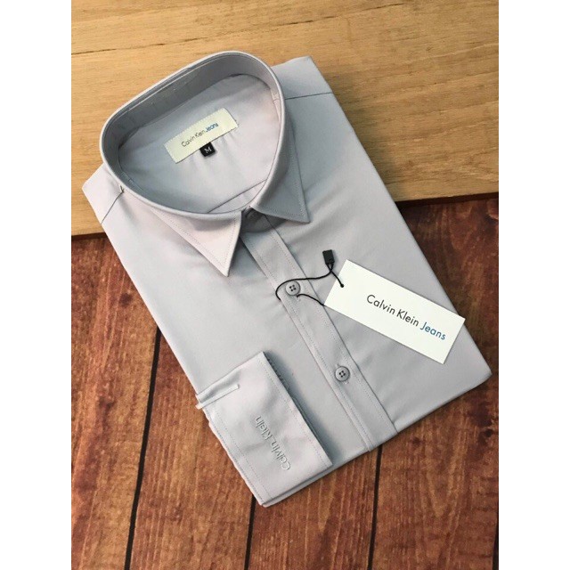 ÁO SƠ MI NAM CÔNG SỞ DÀI TAY THÊU LOGO | BigBuy360 - bigbuy360.vn