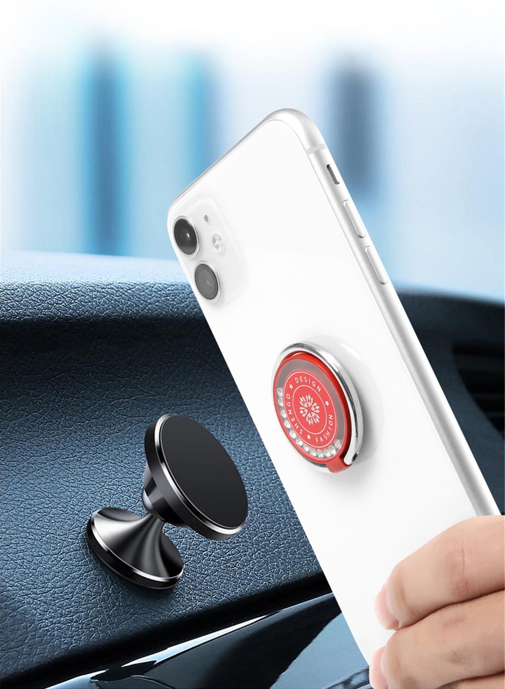 Nhẫn Đỡ Điện Thoại Đính Đá Lấp Lánh Cho Iphone Samsung Huawei Android Ios | BigBuy360 - bigbuy360.vn