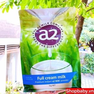 TÚI 1KG SỮA A2 NGUYÊN KEM ÚC DÙNG ĐƯỢC CHO TRẺ TỪ 1 tuổi