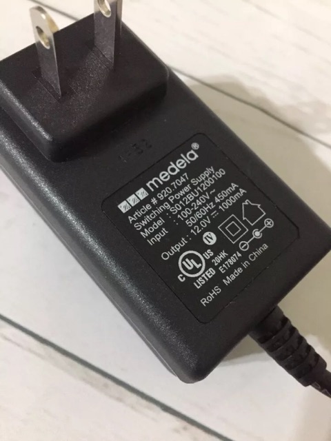 Sạc (nguồn, adapter) cho máy medela free style