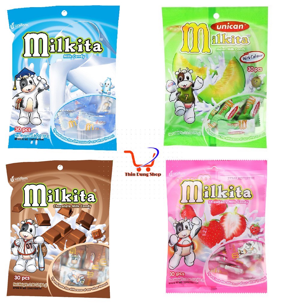 Kẹo viên MILKITA bịch 84g (30 viên)