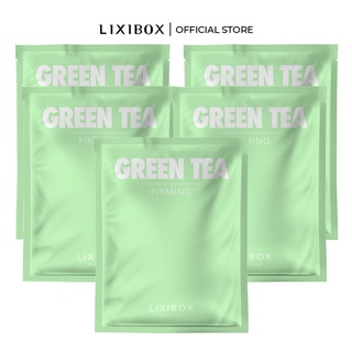 Combo 5 mặt nạ dưỡng da lixibox - green tea