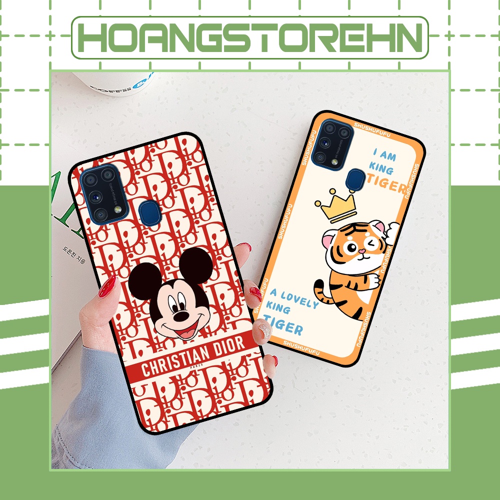 Ốp lưng Samsung M31 in hình mickey, hổ, kingtiger siêu rẻ T19 - T24