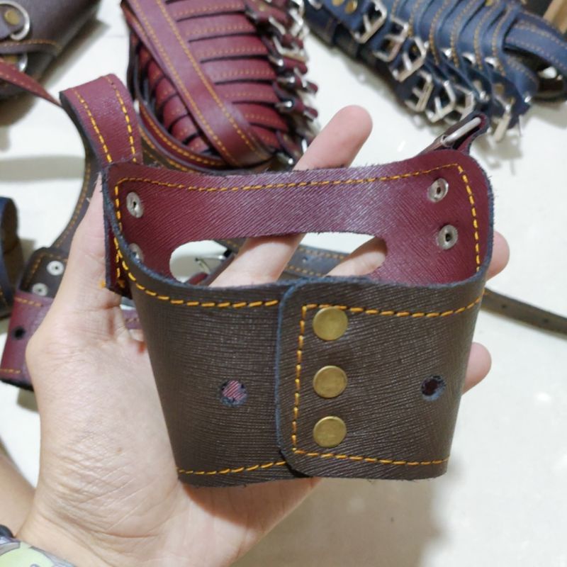 Bịt mõm chó da cao cấp cho thú cưng