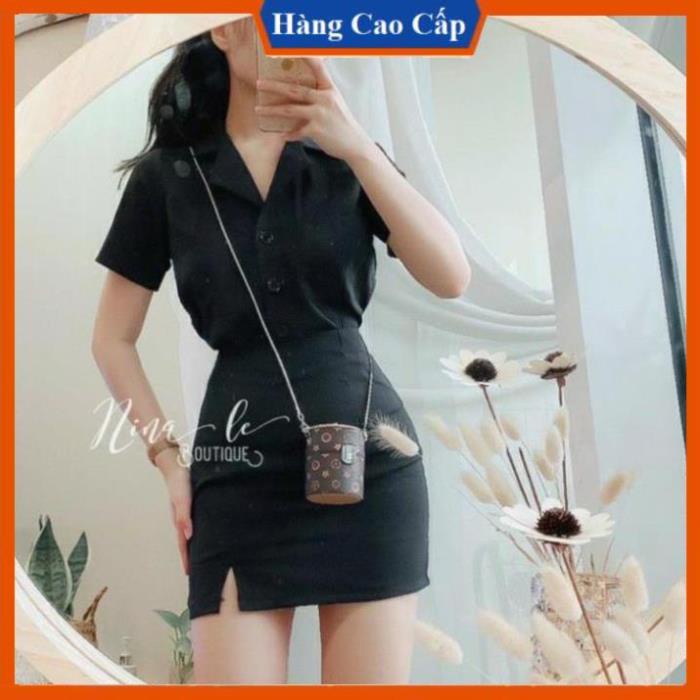 HOT - Sét bộ áo cổ vest và chân váy chữ A cao cấp (vải đũi siêu mát loại 1) | BigBuy360 - bigbuy360.vn