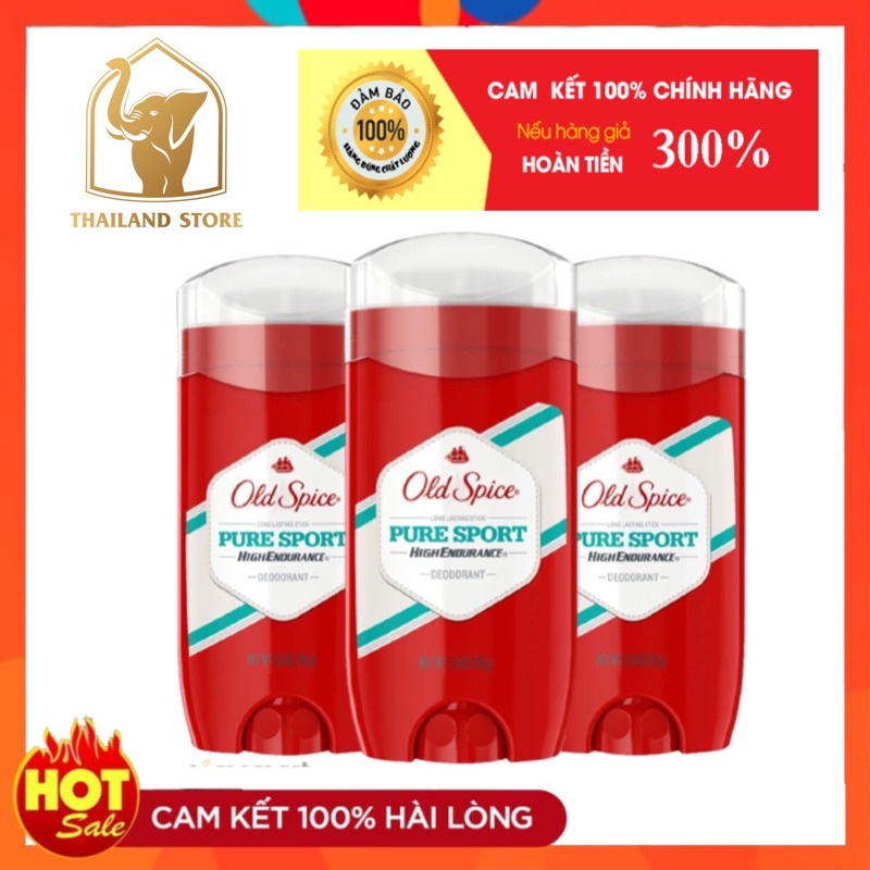 Lăn khử mùi Old Spice Pure Sport 85g - Chính Hãng Mỹ