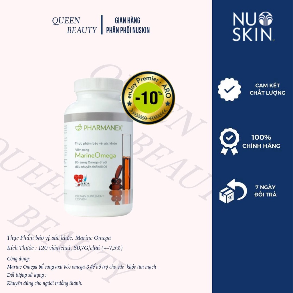 Nuskin Marine Omega 3 – Dinh Dưỡng Cho Da, Tim Và Não