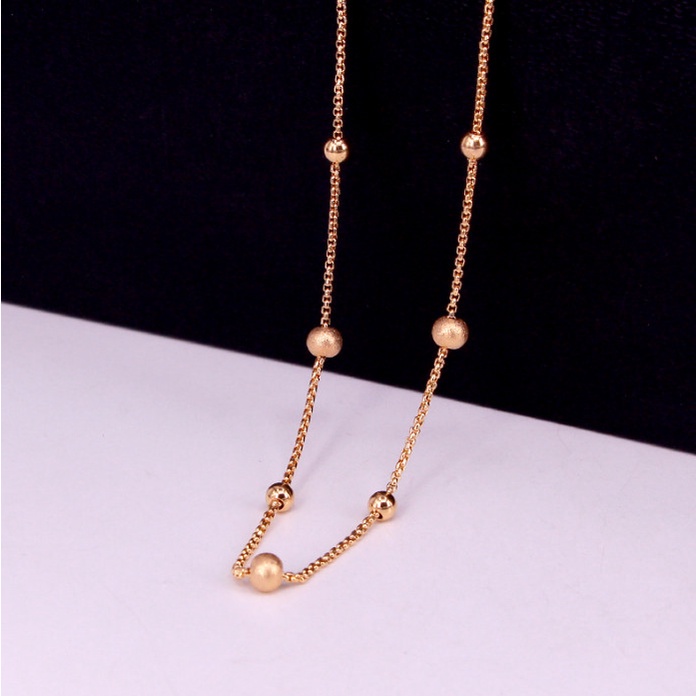 Dây Chuyền Hạt Bi Titan Ko Han Rỉ TT 3926