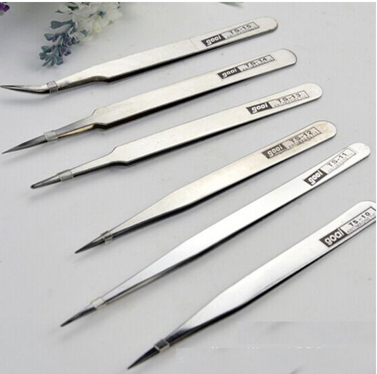 Kẹp Nhíp Thẳng Mũi Nhọn TS-11 Gooi