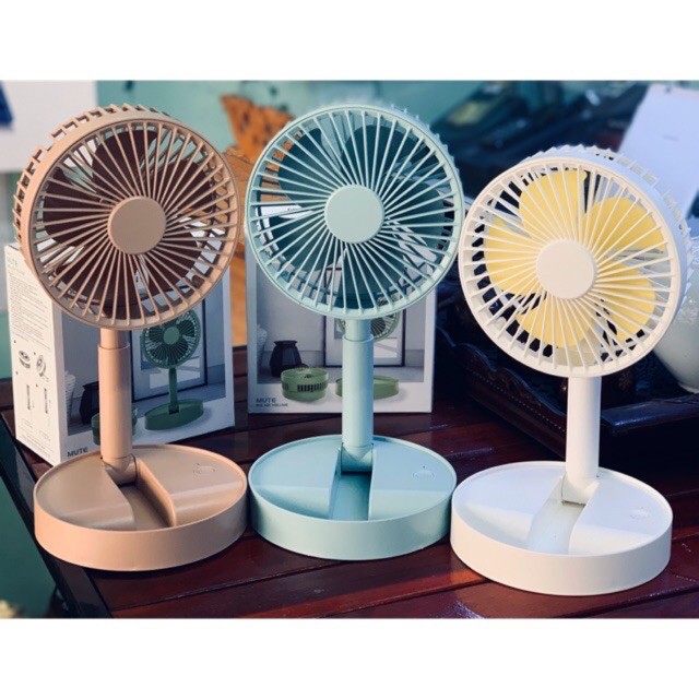 Quạt Sạc Tích Điện Đa Năng Gấp Gọn - Quạt Tích Điện 6628