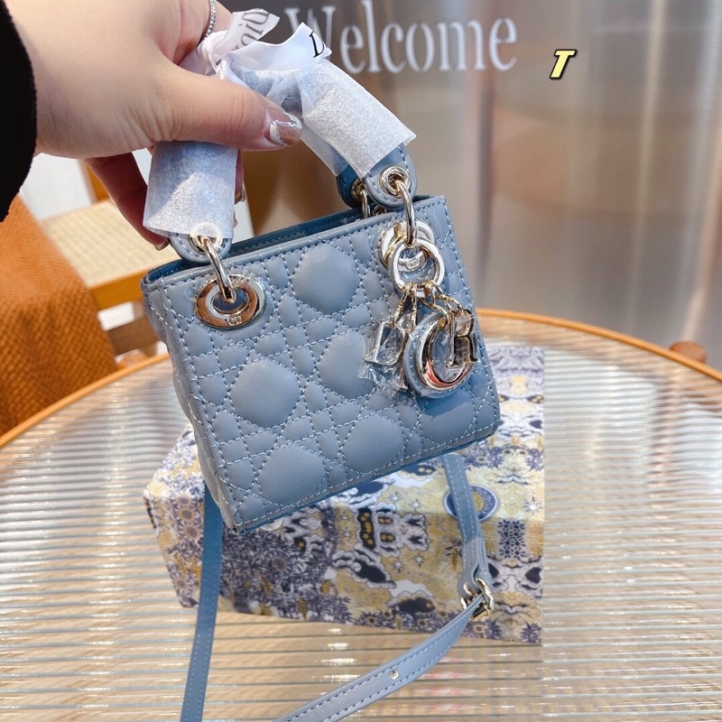 Túi xách Diỏr lady micro da bò hàng order sz12