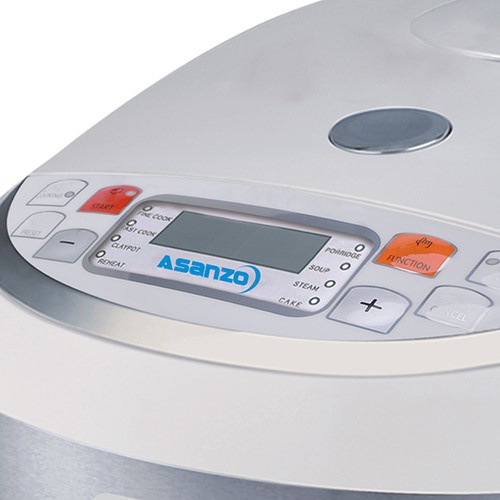 Nồi cơm điện tử sóng cao tần IH Smart Cooker đa năng đáy tổ ong Asanzo AR-18EW (1.8 lít)