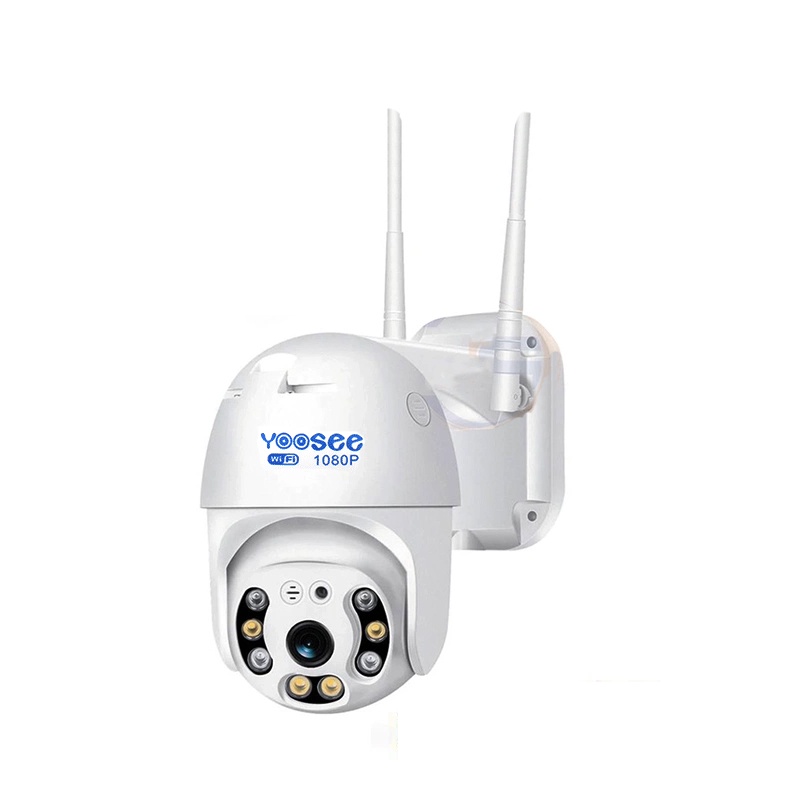 Camera IP Wifi Ngoài trời Yoosee GW-D08s PTZ 2 Râu FullHD 1080P 4 LED trợ sáng, 4 LED hồng ngoại, xoay 355° (Trắng)