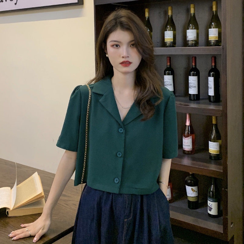 COZOK Áo Sơ Mi Tay Ngắn Dáng Rộng Thời Trang Trẻ Trung