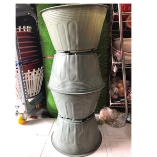 Combo 10 chậu nhựa trồng cây 28*16