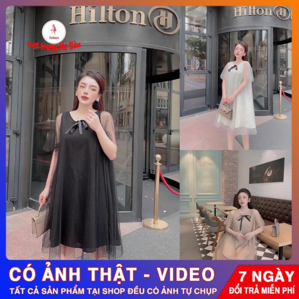 Váy bầu dự tiệc mùa hè 2020 (hàng loại 1 +hình thật)  (shop Tatoco)