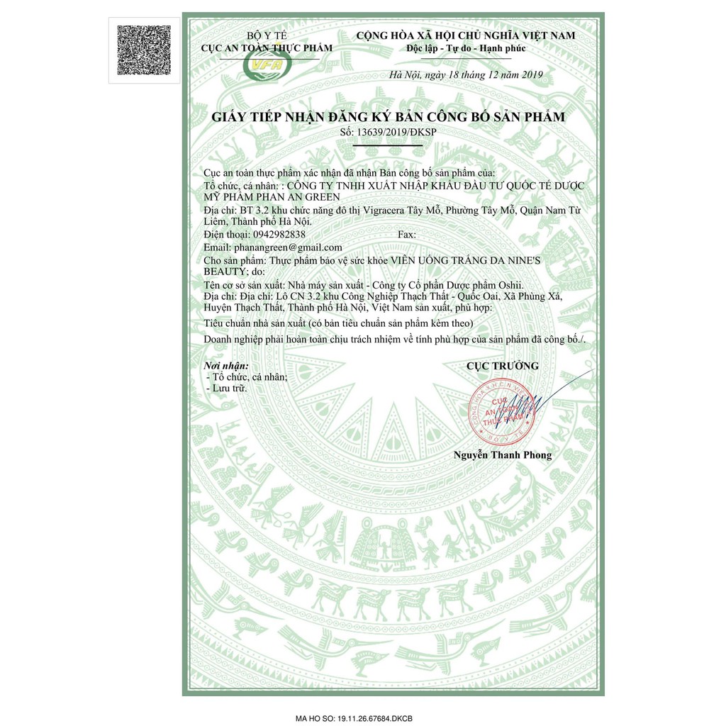 [Chính Hãng] Viên uống trắng da toàn thân Nine's Beauty Chống lão hóa Giảm Nếp Nhăn mờ nám tàn nhang Nines Dược Phan An | BigBuy360 - bigbuy360.vn