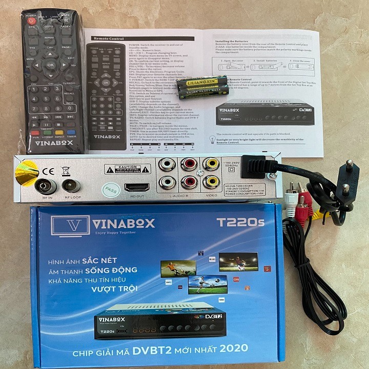 Đầu thu mặt đất DVBT2 VINABOX T220s