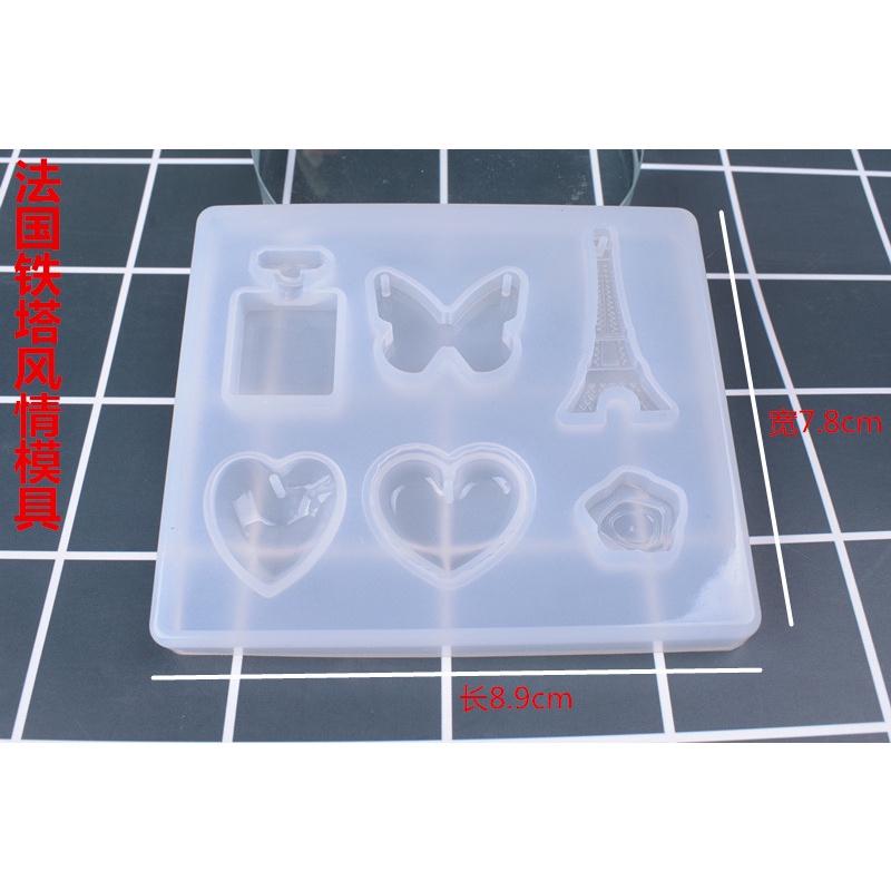Khuôn silicone làm trang sức handmade, đổ keo epoxy resin các loại