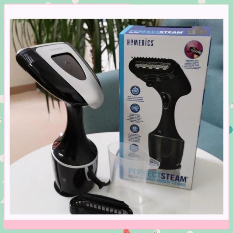 Bàn là ủi hơi nước Homedics PS-HH50 Turbo HT Beauty,có 2 chế độ Thường và Turbo cho vải dày, thời gian nóng nhanh