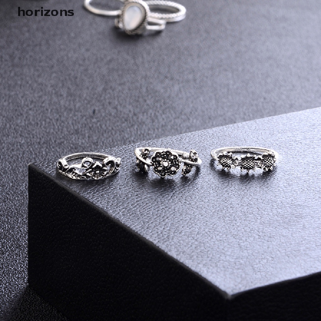 Set 14 Nhẫn Đeo Đốt Ngón Tay Nhiều Kiểu Phong Cách Boho