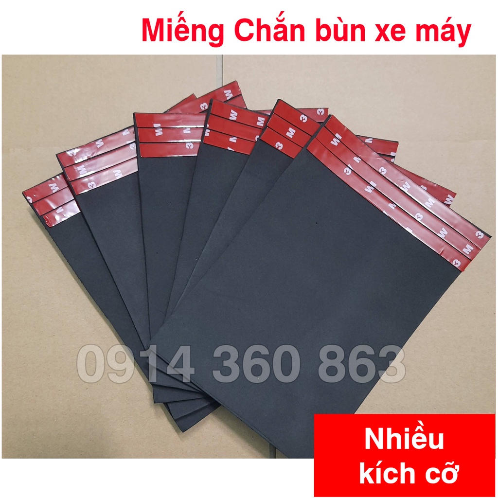 Miếng / Tấm chắn bùn xe máy trước sau (Nhiều kích cỡ)