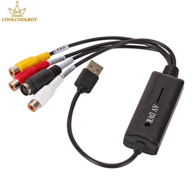 [COD] Usb2.0 Video Capture Card Single-channel Av Video Image Monitoring Data Capture Card