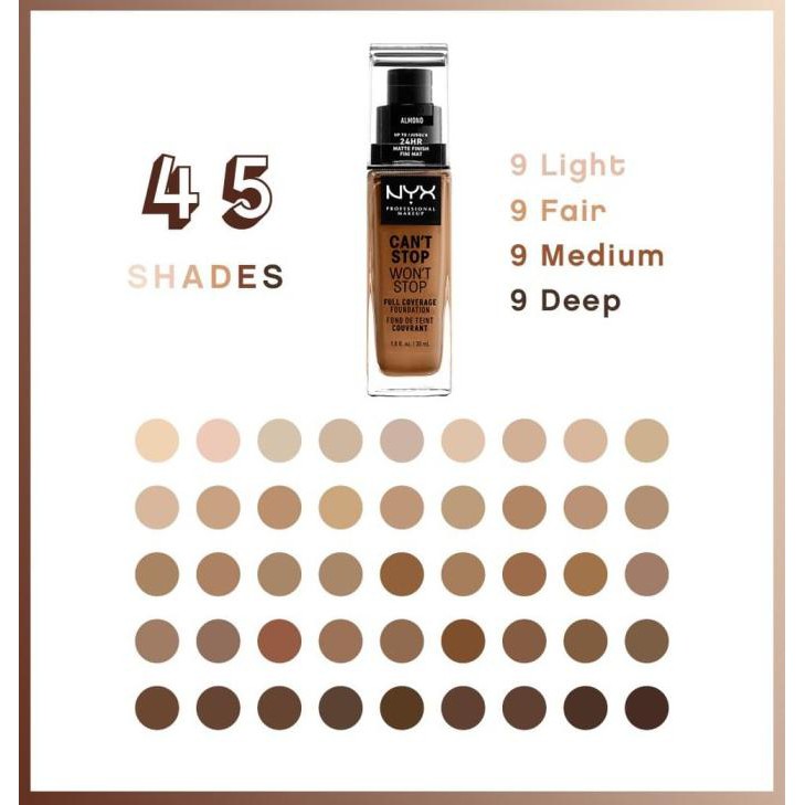 Nyx (hàng Mới Về) Kem Nền Trang Điểm Chuyên Nghiệp Chất Lượng Cao